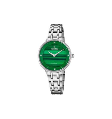 Festina Orologio Solo Tempo Acciaio Quadrante Verde
