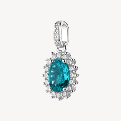 Brosway Pendente Kate Argento colore Paraiba Fancy