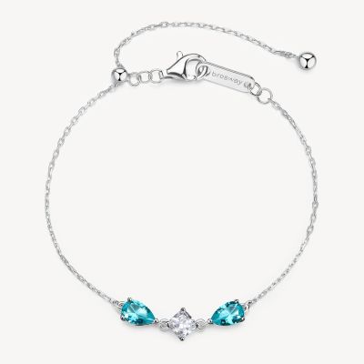 Brosway Bracciale Argento Goccie Paraiba Fancy