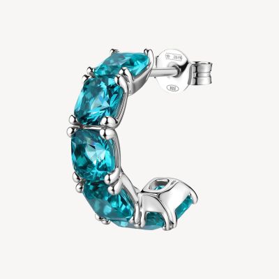 Brosway Orecchino Argento Zirconi Paraiba Fancy