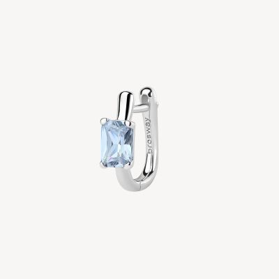 Brosway Orecchino a U Argento Baguette Light Sapphire Fancy