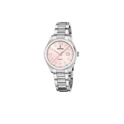 Festina Orologio Solo Tempo Acciaio Quadrante Rosa