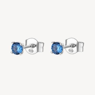 Brosway Orecchini Argento Cristalli Sapphire Fancy