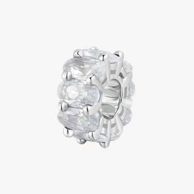 Brosway Charm Argento Oval Cubic White Fancy