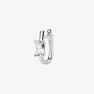 Brosway Orecchino a U Argento Baguette Cubic White Fancy