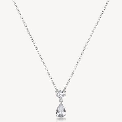 Brosway Collana Argento Cristallo Bianco Fancy