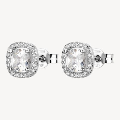 Brosway Orecchini Argento Zircone Bianco Fancy