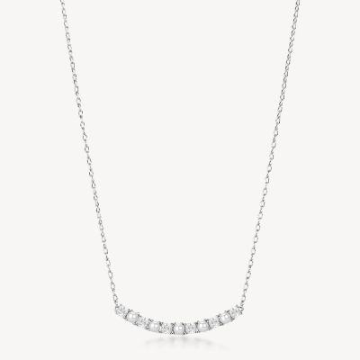 Brosway Collana Argento Zirconi Bianchi Fancy