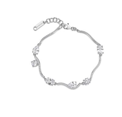 Brosway Bracciale Argento Cristalli e Zirconi Bianchi Fancy