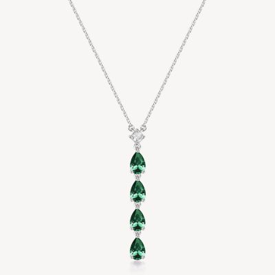 Brosway Collana Argento Cristalli Emerald Fancy