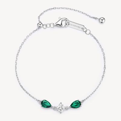 Brosway Bracciale Argento Cristalli Emerald Fancy