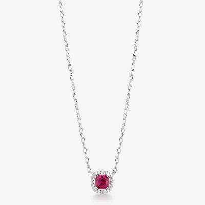 Brosway Collana Argento Zircone Rubino Fancy