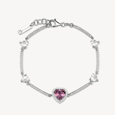 Brosway Bracciale Argento Cuore Vintage Rose Fancy