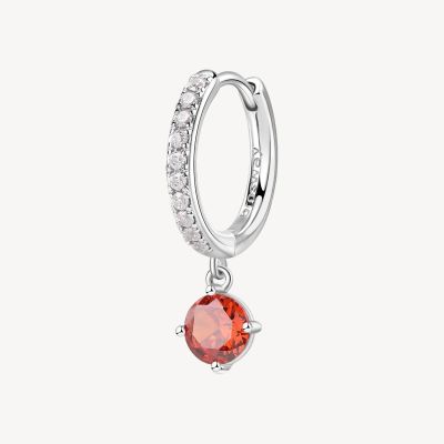 Brosway Mono Orecchino Cerchietto Argento Arancio Fancy