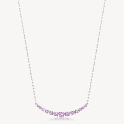 Brosway Collana Argento Zirconi Rosa Fancy