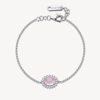 Brosway Bracciale Argento Quarzo Rosa Fancy