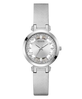 Guess Orologio Solo Tempo Acciaio Crystal Clear