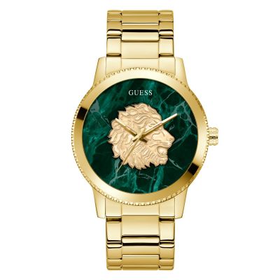 Guess Orologio Solo Tempo Acciaio Gold Monarch