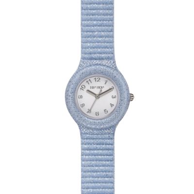 Hip Hop Solo Tempo Lurex Azzurro Quadrante Bianco