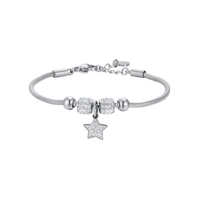 Luca Barra Bracciale Junior Acciaio Con Stella