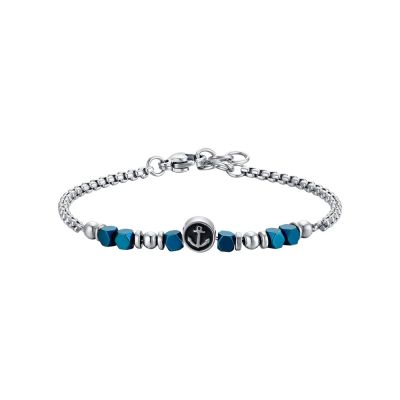 Luca Barra Bracciale Junior Acciaio Con Ancora
