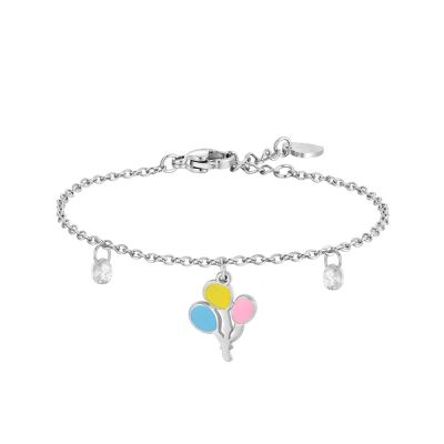 Luca Barra Bracciale Kids Acciaio Palloncini