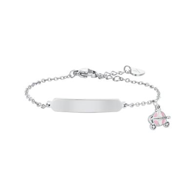 Luca Barra Bracciale Kids Acciaio Carrozza e Piastra