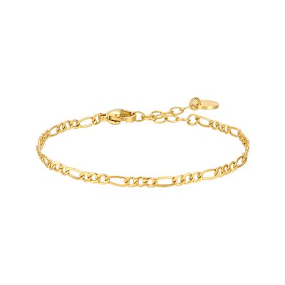 Luca Barra Bracciale Kids Catena 3+1 Acciaio Gold