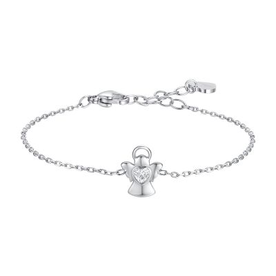 Luca Barra Bracciale Kids Angelo e Zircone