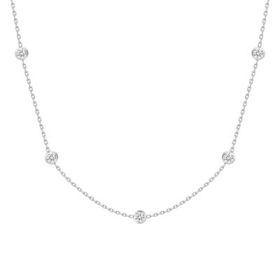 Luca Barra Collana Kids con Zirconi Bianchi