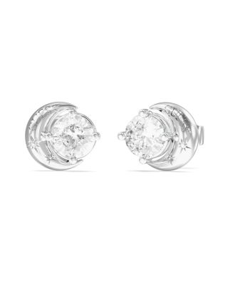 Guess Orecchini Acciaio Punto Luce Bianco