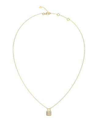 Guess Collana Acciaio Gold Con Lucchetto