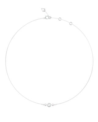 Guess Collana Acciaio Perle e Logo 4G