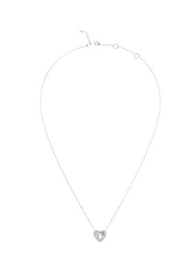 Guess Collana Acciaio Con Cuore e Zirconi