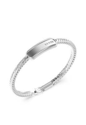 Guess Bracciale Acciaio Piastra Satinata
