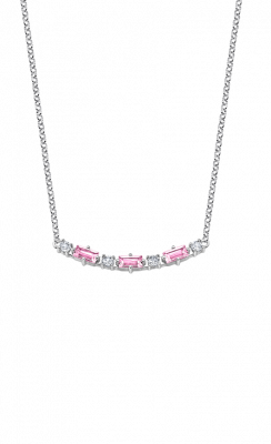 Lotus Collana Donna Argento Con Cristalli Swarovski