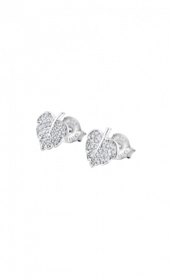 Lotus Orecchini Donna Argento Cuore Albero Della Vita
