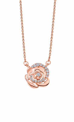 Lotus Collana Donna Argento Rosè Elemento Con Zirconi