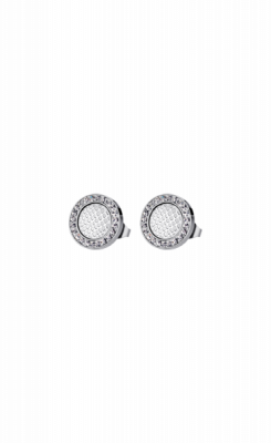 Lotus Orecchini Donna Acciaio Elemento Silver e Zirconi