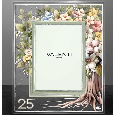Valenti Cornice 25° in Vetro Fiore Della Vita 13X18