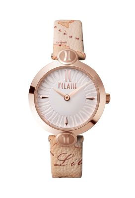 1° Classe Orologio Solo Tempo Acciaio Rosè e Pelle Madeira
