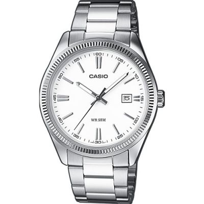 Casio Orologio Solo Tempo Quadrante Bianco Cod.MTP-1302PD-7A1VEF