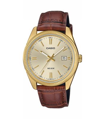 Casio Orologio Solo Tempo Quadrante Gold MTP-1302PGL-9AVEF