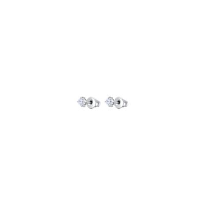Luca Barra Orecchini Acciaio Punti Luce 3 mm