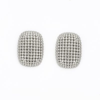 Barbieri orecchini Metallo Rodiato Micro Borchie