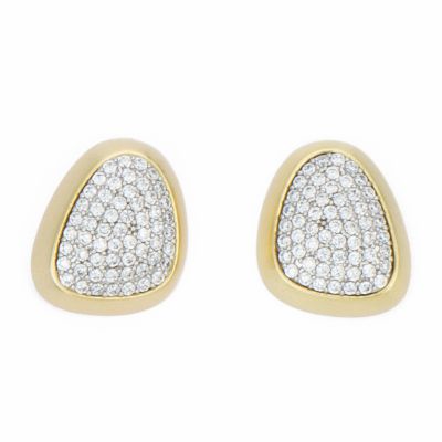 Barbieri Orecchini Metallo Gold con Zirconi