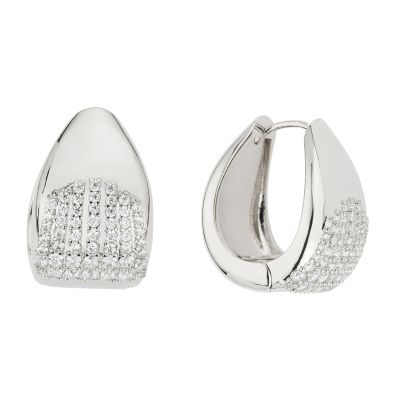 Barbieri Orecchini Goccia Metallo Rodiato e Zirconi