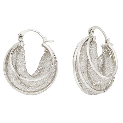 Barbieri Cerchi Metallo Rodiato con Cristalli