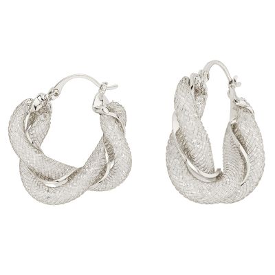 Barbieri Cerchi Metallo Rodiato con Cristalli