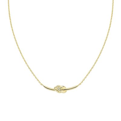 Amen Collana Ottone Gold Nodo D'Amore